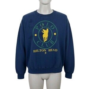 Vintage  Polo Club Hilton Head With An Attitude Sweatshirt Size XXL   USA Made